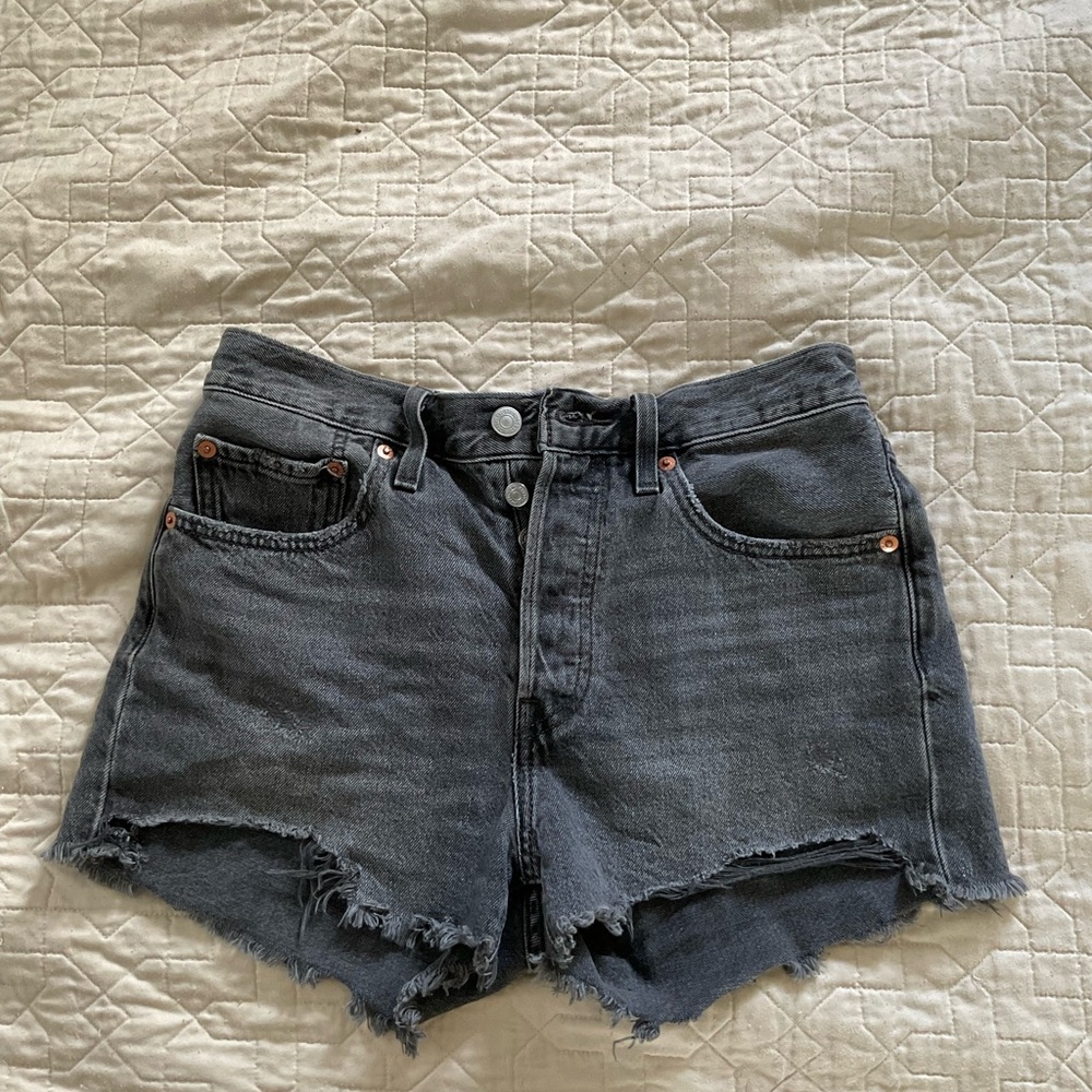 Levi's Dark Gray Jean Shorts